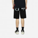 Szorty męskie Evisu Samurai & Seawave Embroidery Denim Short 2ESHTM3DS172XXCS BLACK