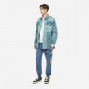 Kurtka męska Evisu Graffiti Daruma Square Printed Denim Shirt Jacket 2ESHTM3SJ717XXDN INDIGO