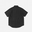 Koszula męska thisisneverthat Washed Denim S/S Shirt TN231DSHTS01 BLACK