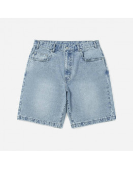 Szorty męskie thisisneverthat Washed Denim Short TN230DSO5S01 WASHED BLUE