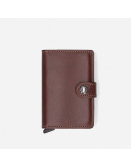 Portfel Secrid Miniwallet Original M-Dark Brown