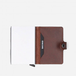 Portfel Secrid Miniwallet Original M-Dark Brown