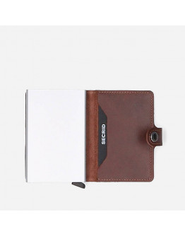 Portfel Secrid Miniwallet Original M-Dark Brown