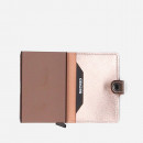 Portfel Secrid Miniwallet Metallic MMe-Champagne-Brown