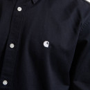 Koszula carhartt Madison Shirt I023339 DARK NAVY/WHITE