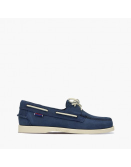 Mokasyny Sebago Docksides Portland Nubuck 7000GA0 Blue Navy