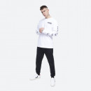 Koszulka męska Wood Wood Peter Longsleeve 12025402-2334 BRIGHT WHITE