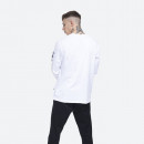 Koszulka męska Wood Wood Peter Longsleeve 12025402-2334 BRIGHT WHITE