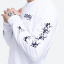 Koszulka męska Wood Wood Peter Longsleeve 12025402-2334 BRIGHT WHITE