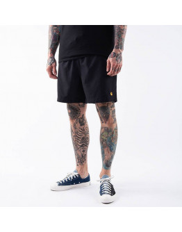 Spodenki Carhartt WIP Chase Swim Trunks I026235 BLACK/GOLD