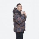 Kurtka męska Wood Wood Andy Down Anorak 12035909-1223 KHAKI AOP