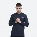 Koszulka męska Wood Wood Peter Longsleeve 12045402-2491 NAVY