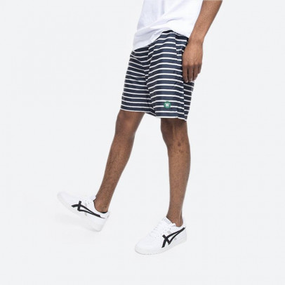 Spodenki męskie Wood Wood Roy shorts 10005200-1162 NAVY/OFF-WHITE STRIPES