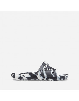 Klapki Crocs Classic Marbled Slide 206879 WHITE/BLACK