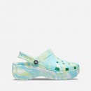 Crocs Platform Marbled Clog 207176 CELERY/MULTI