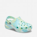 Crocs Platform Marbled Clog 207176 CELERY/MULTI