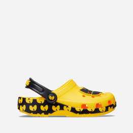 Klapki Crocs x WU-Tang Clan Classic Kids 207742 YELLOW/BLACK