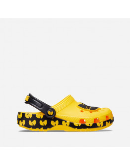 Klapki Crocs x WU-Tang Clan Classic Kids 207742 YELLOW/BLACK