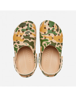 Klapki męskie Crocs Classic Printed Camo Clog 206454 CHAI/TAN