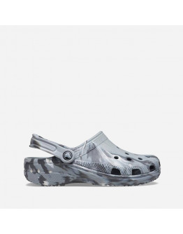 Klapki Crocs Classic Marbled Clog 206867 LIGHT GREY/MULTI