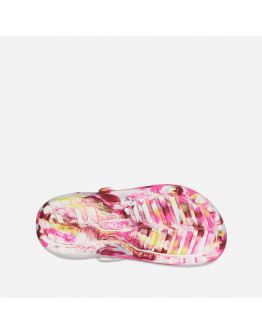 Klapki Crocs Classic Lined Marbled Clog 207773 ELECTRIC PINK/MULTI