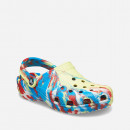 Klapki damskie Crocs Classic Marbled Clog 206867 SULPHUR/MULTI