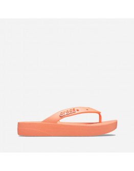 Klapki damskie Crocs Classic Platform Flip 207714 PAPAYA