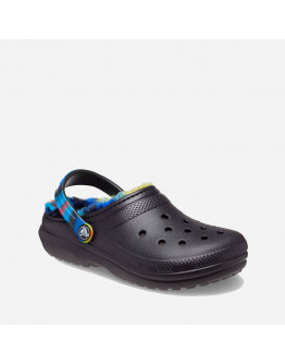 Klapki Crocs Classic Lined Spray Dye Clog 208081 BLACK/MULTI