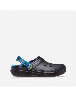 Klapki Crocs Classic Lined Spray Dye Clog 208045 BLACK/MULTI