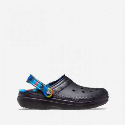 Klapki Crocs Classic Lined Spray Dye Clog 208045 BLACK/MULTI