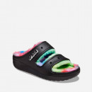 Klapki damskie Crocs Classic Cozzy Spray Dye Clog 208046 BLACK/MULTI