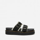 Klapki damskie Dr. Martens Myles Suede Buckle Slide Sandals 27771001