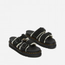 Klapki damskie Dr. Martens Myles Suede Buckle Slide Sandals 27771001