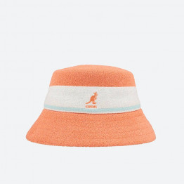 Kapelusz Kangol Bermuda Stripe Bucket K3326ST PEACH PINK