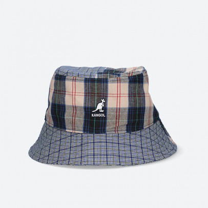 Kapelusz Kangol Plaid Mashup Bucket K5297 MYKONOS BLUE