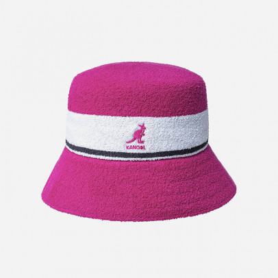 Kapelusz Kangol Bermuda Stripe Bucket K3326ST ELECTRIC PINK