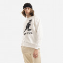 Bluza męska Kangol Crew Sweat Essential Unisex KLEU003 OFF WHITE