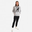 Bluza męska Kangol Hoodie Essential KLEU001 LIGHT GREY HEATHER