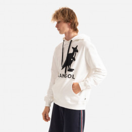 Bluza męska Kangol Hoodie Essential KLEU001 OFF WHITE