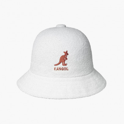 Kapelusz Kangol Big Logo Casual K3407 WHITE