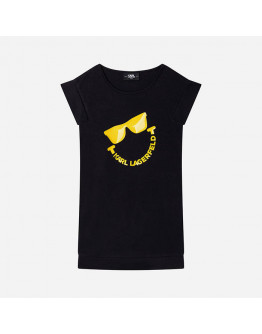 Karl Lagerfeld x Smiley Short Sleeved Dress Z12204 09B