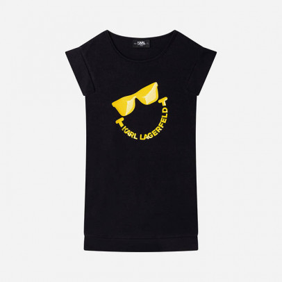 Karl Lagerfeld x Smiley Short Sleeved Dress Z12204 09B