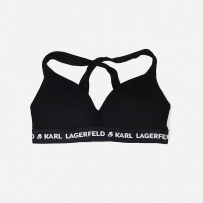 Biustonosz damski Karl Lagerfeld Padded Logo Bra 211W2109 999