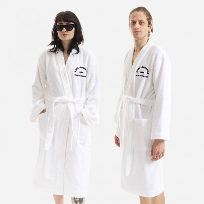 Szlafrok Karl Lagerfeld Address Logo Bathrobe 215W2180 100