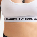 Biustonosz Karl Lagerfeld Logo Bralette 211W2102 100