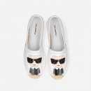 Buty damskie Karl Lagerfeld Kamini Ikon Emboss Slip On KL80121 011