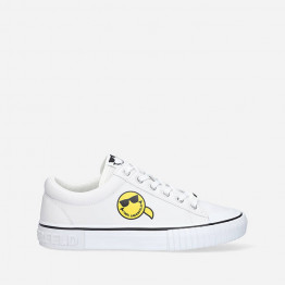 Buty damskie sneakersy Karl Lagerfeld x Smiley Kampus II Low Leather KL96208 011