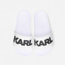 Klapki damskie Karl Lagerfeld Kondo Karl Logo Slide KL80904 V11