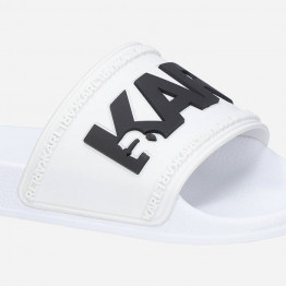 Klapki damskie Karl Lagerfeld Kondo Karl Logo Slide KL80904 V11