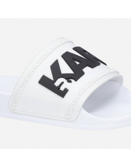 Klapki damskie Karl Lagerfeld Kondo Karl Logo Slide KL80904 V11